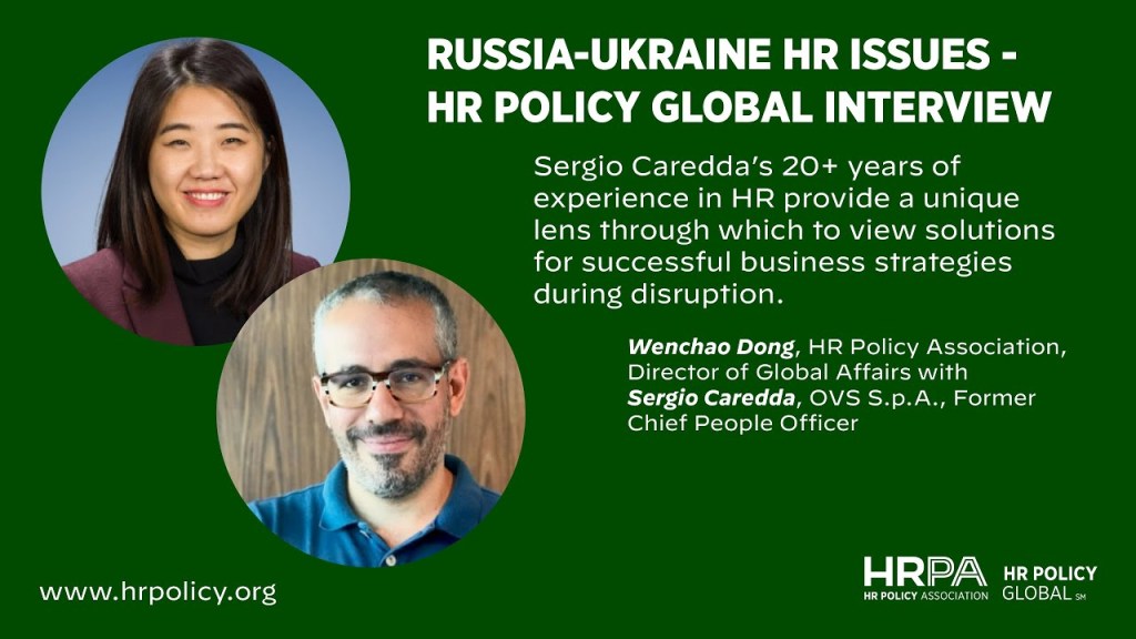 [Video] Russia-Ukraine HR Issues - HR Policy Global Interview 3